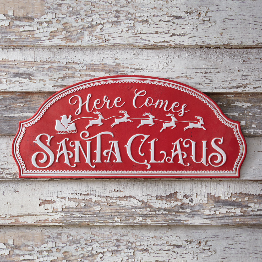 Here Comes Santa Wall Art