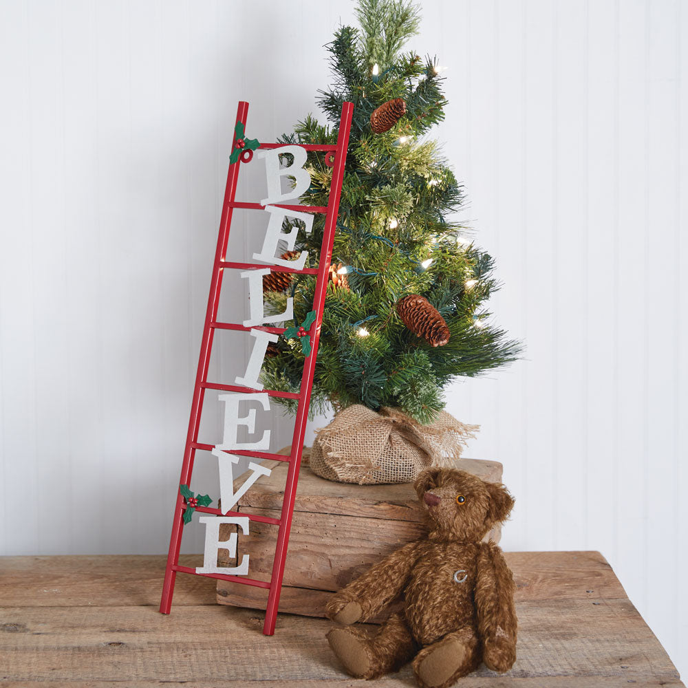Believe Ladder Wall Art
