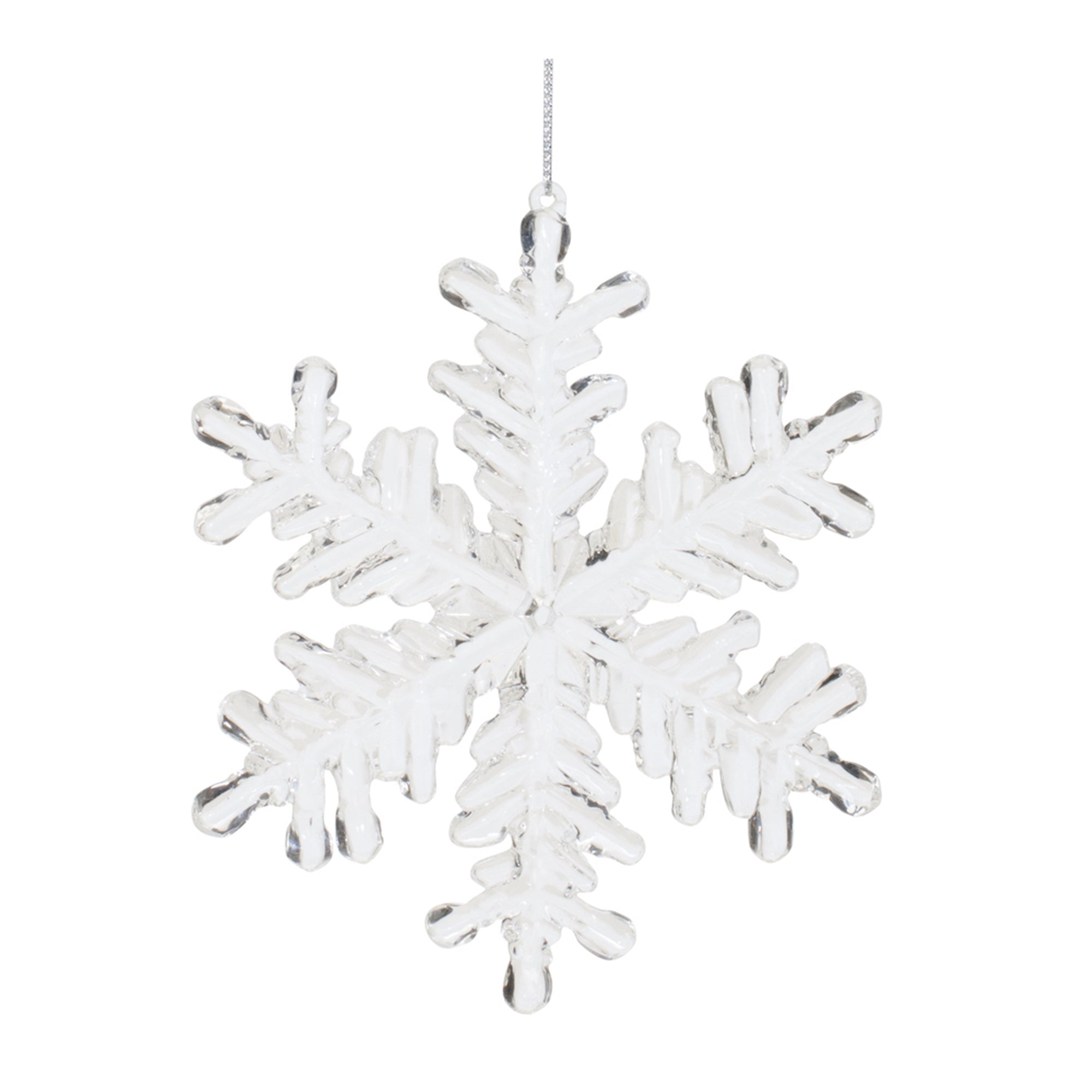 Snowflake Ornament 5.5”H Acrylic