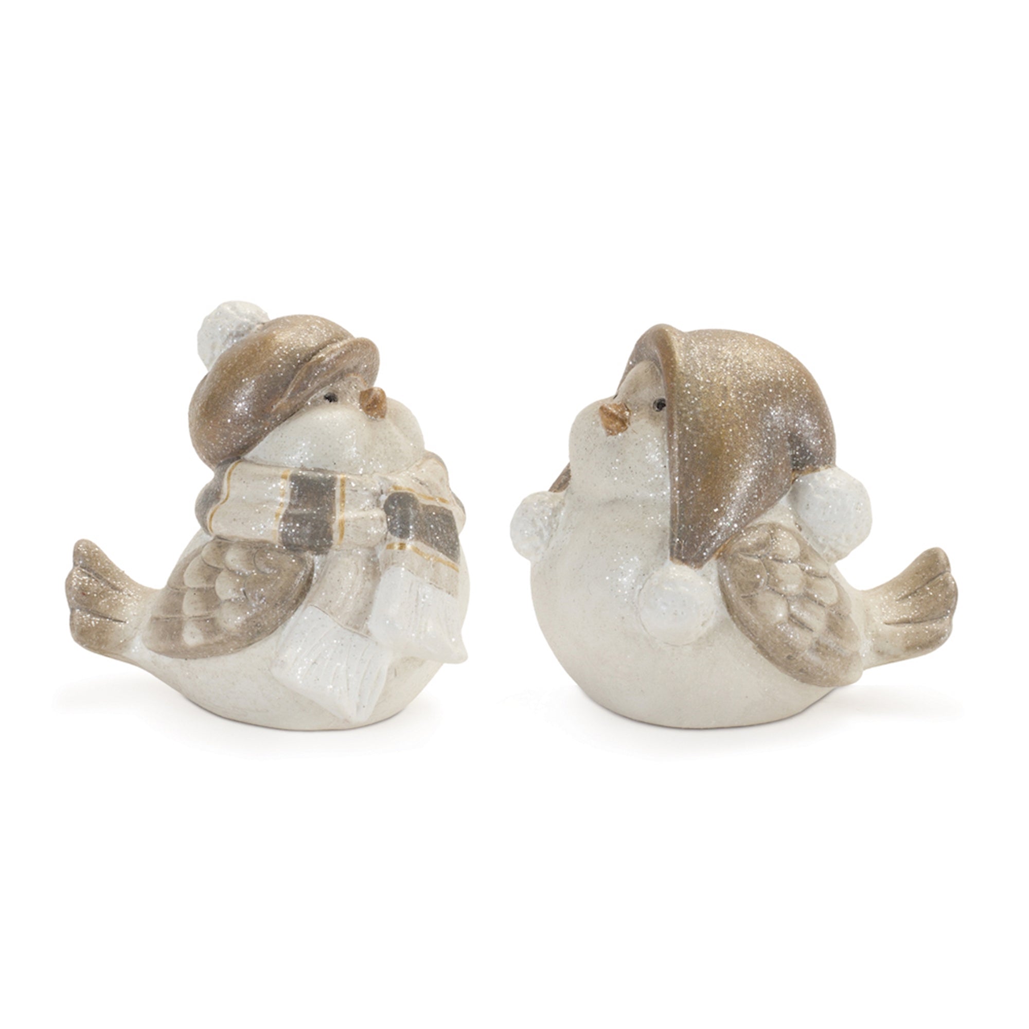 Winter Bird (2 Asst) 5”H Terra Cotta