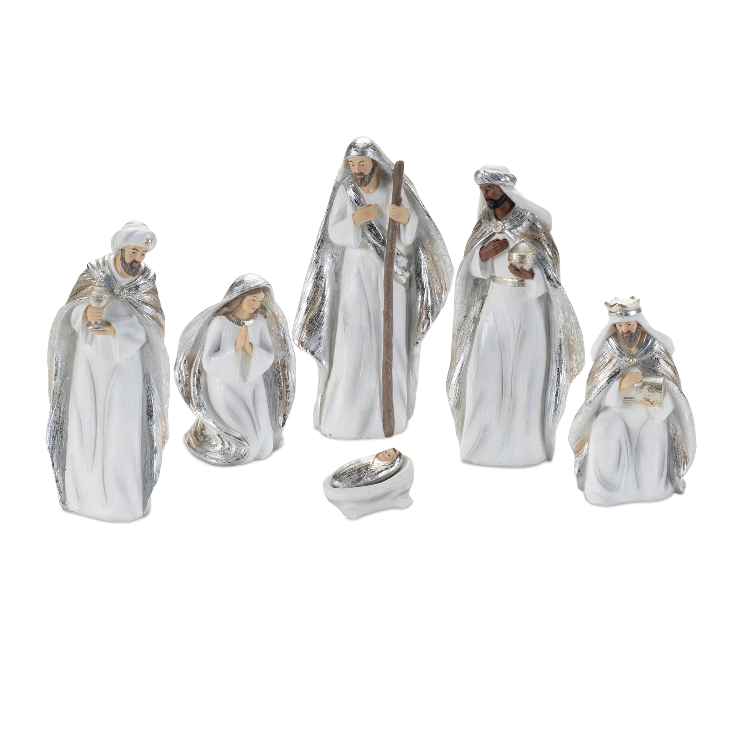 Nativity (Set of 6) 1"H - 9"H Resin