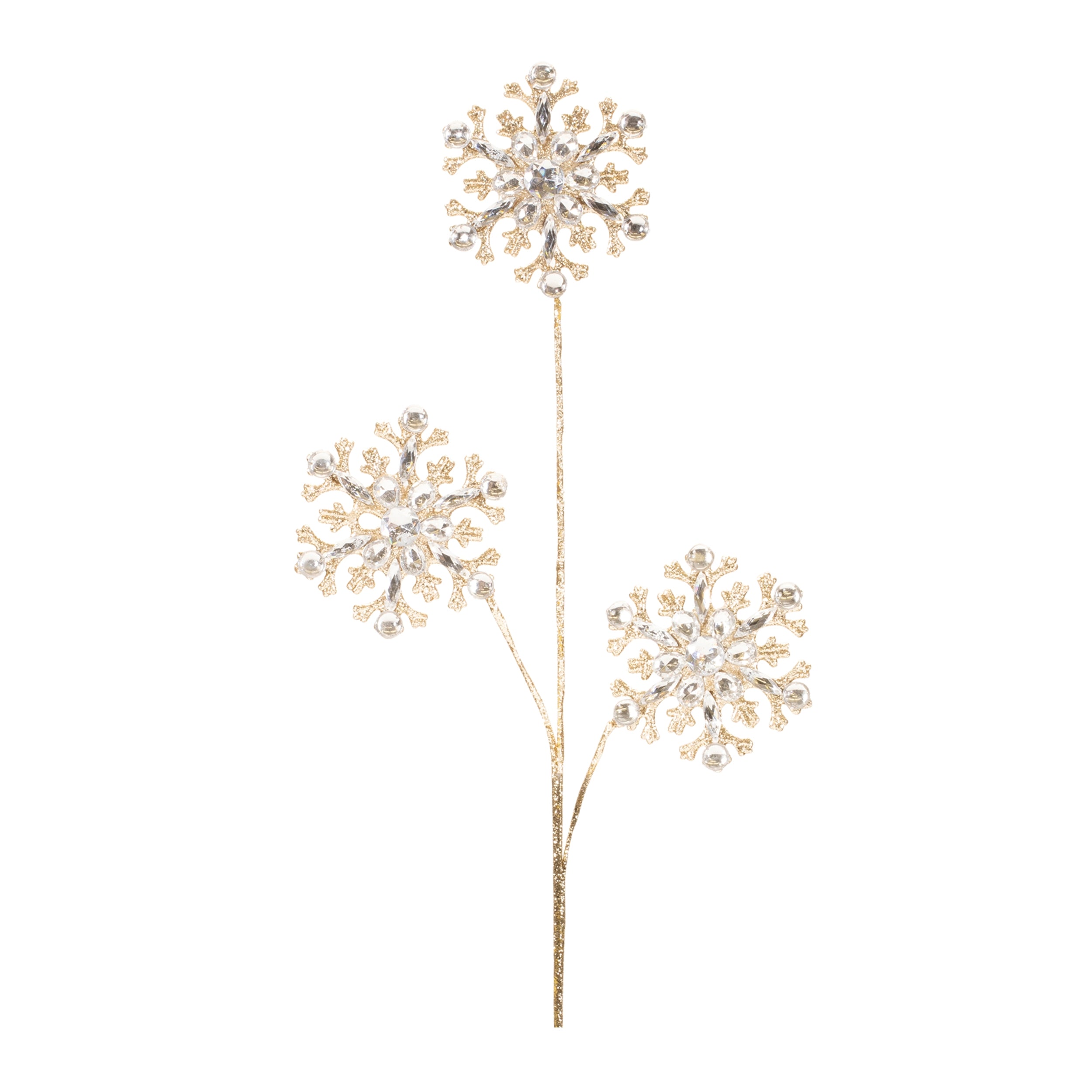 Snowflake Spray (Set of 2) 32"H Plastic