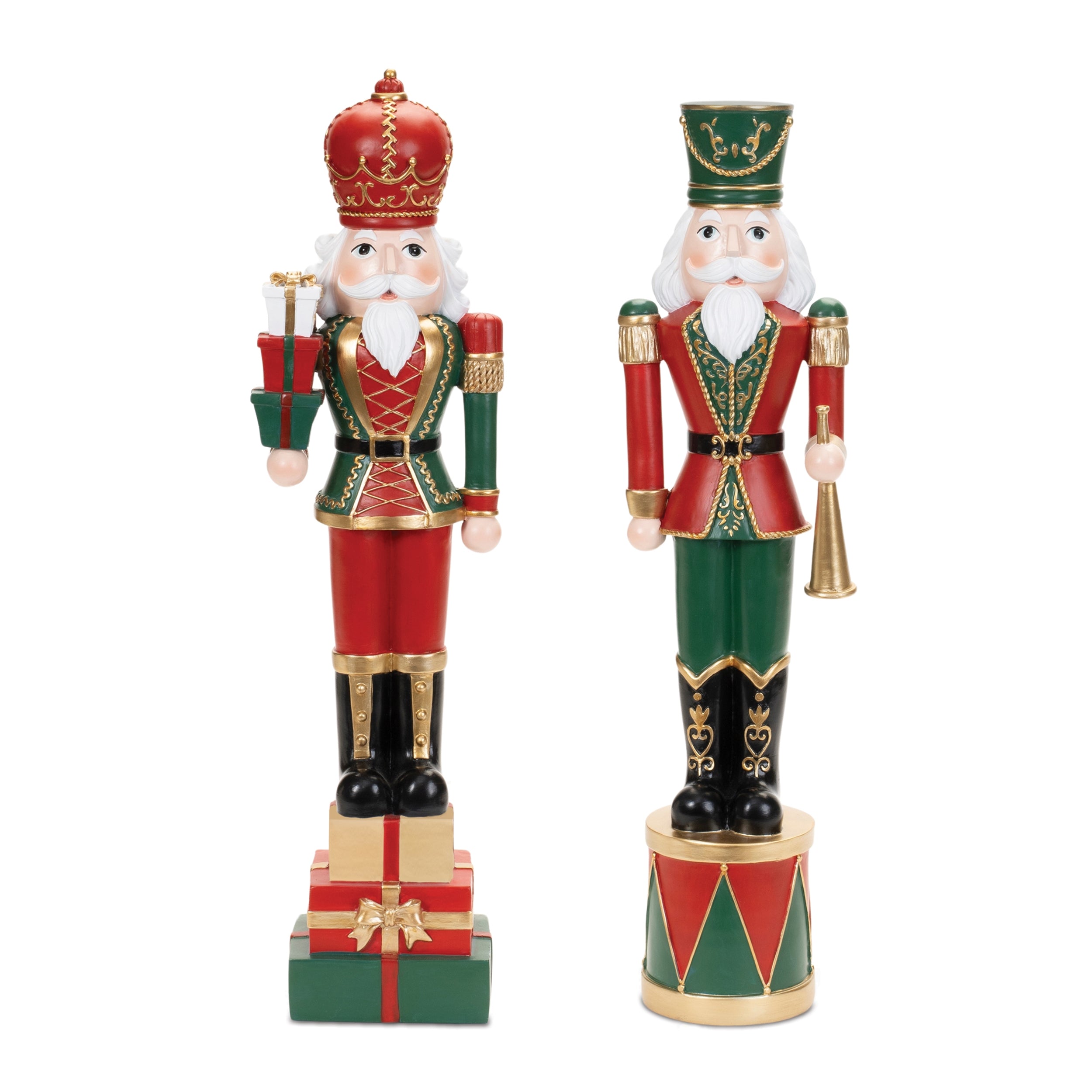 Nutcracker (2 Asst) 19”H Resin