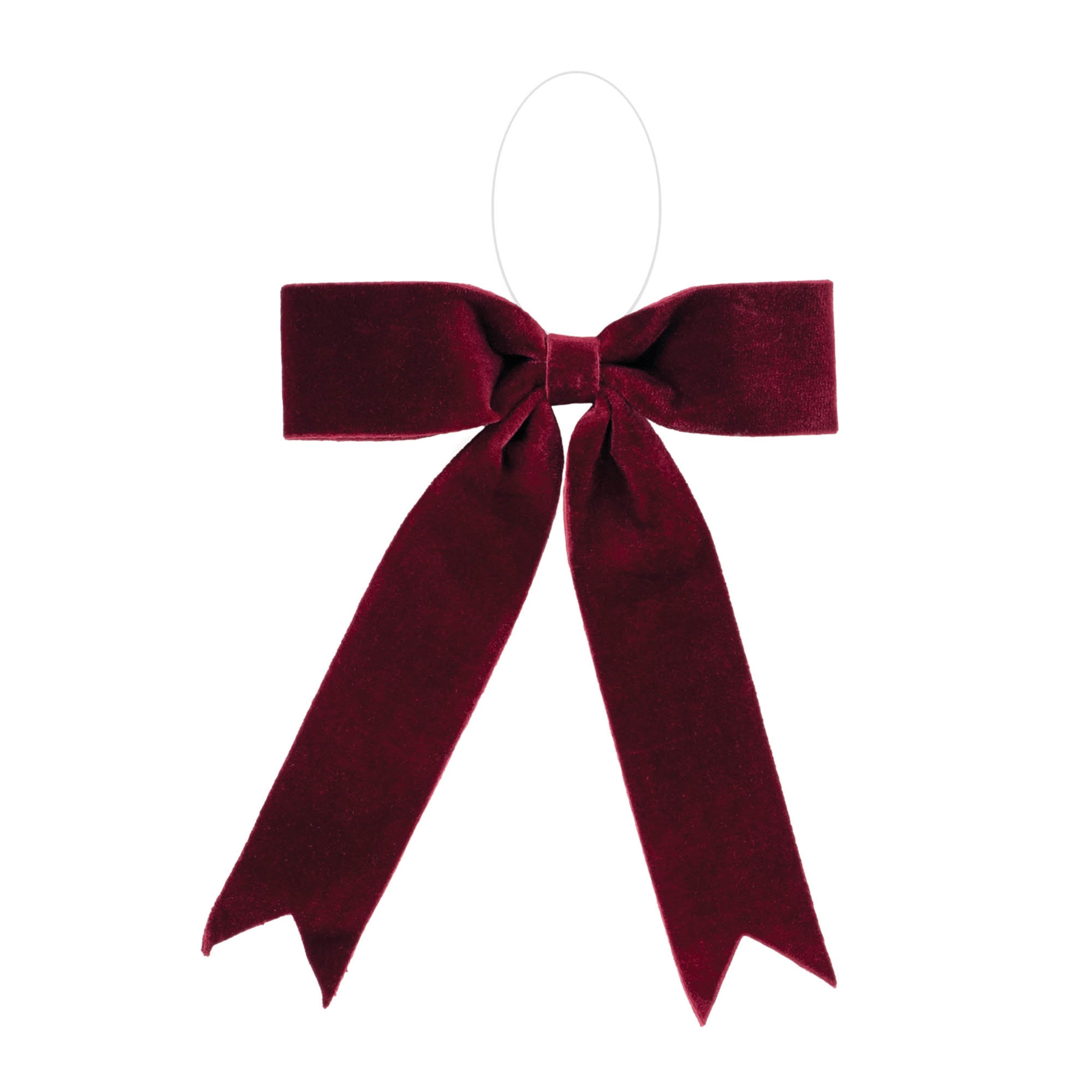 Bow Ornament (Set of 2) 13"W x 13"H Polyester