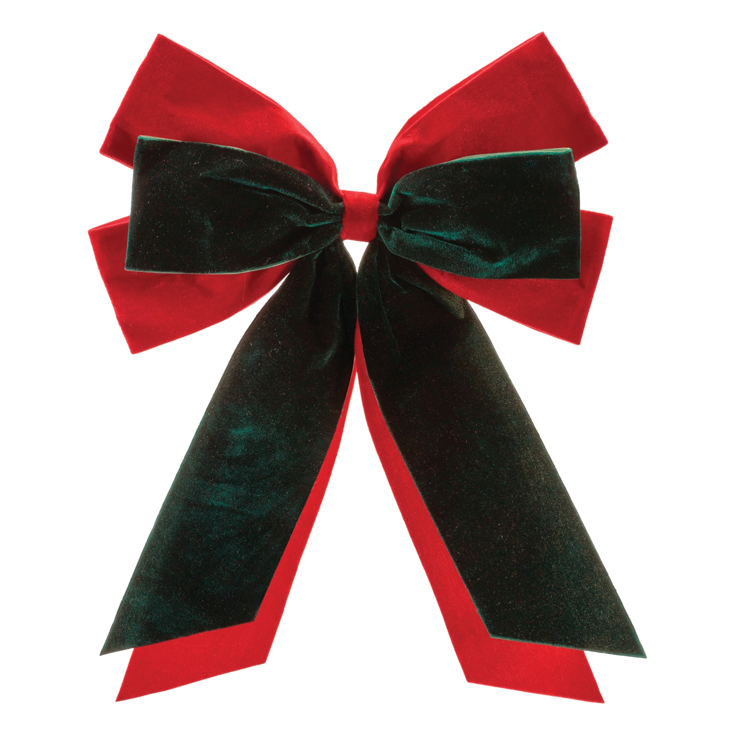 Bow Ornament 17.5”H Polyester
