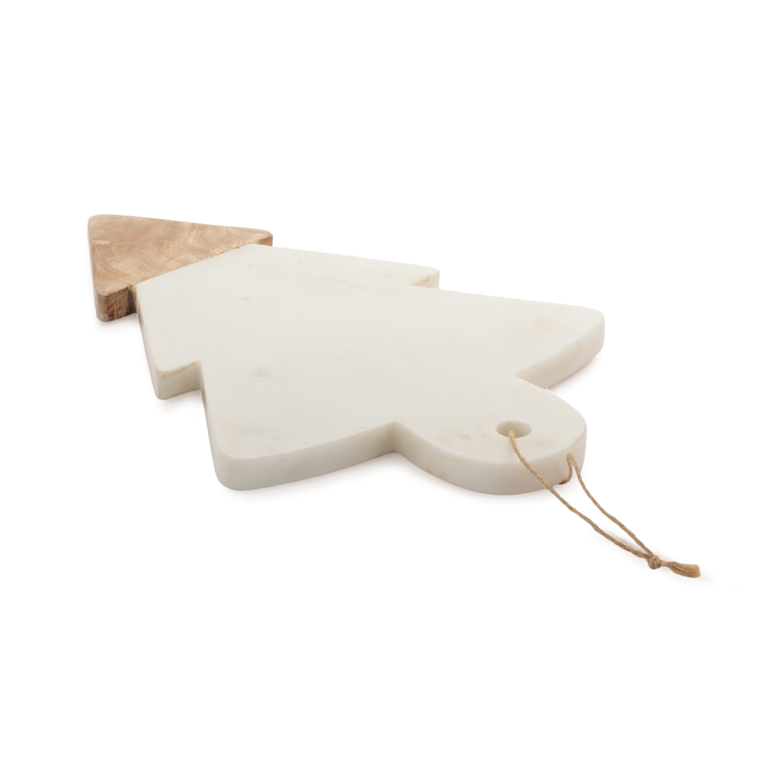 Tree Cutting Board 9.5"L x 8.5"W x .75"H Stone/Wood