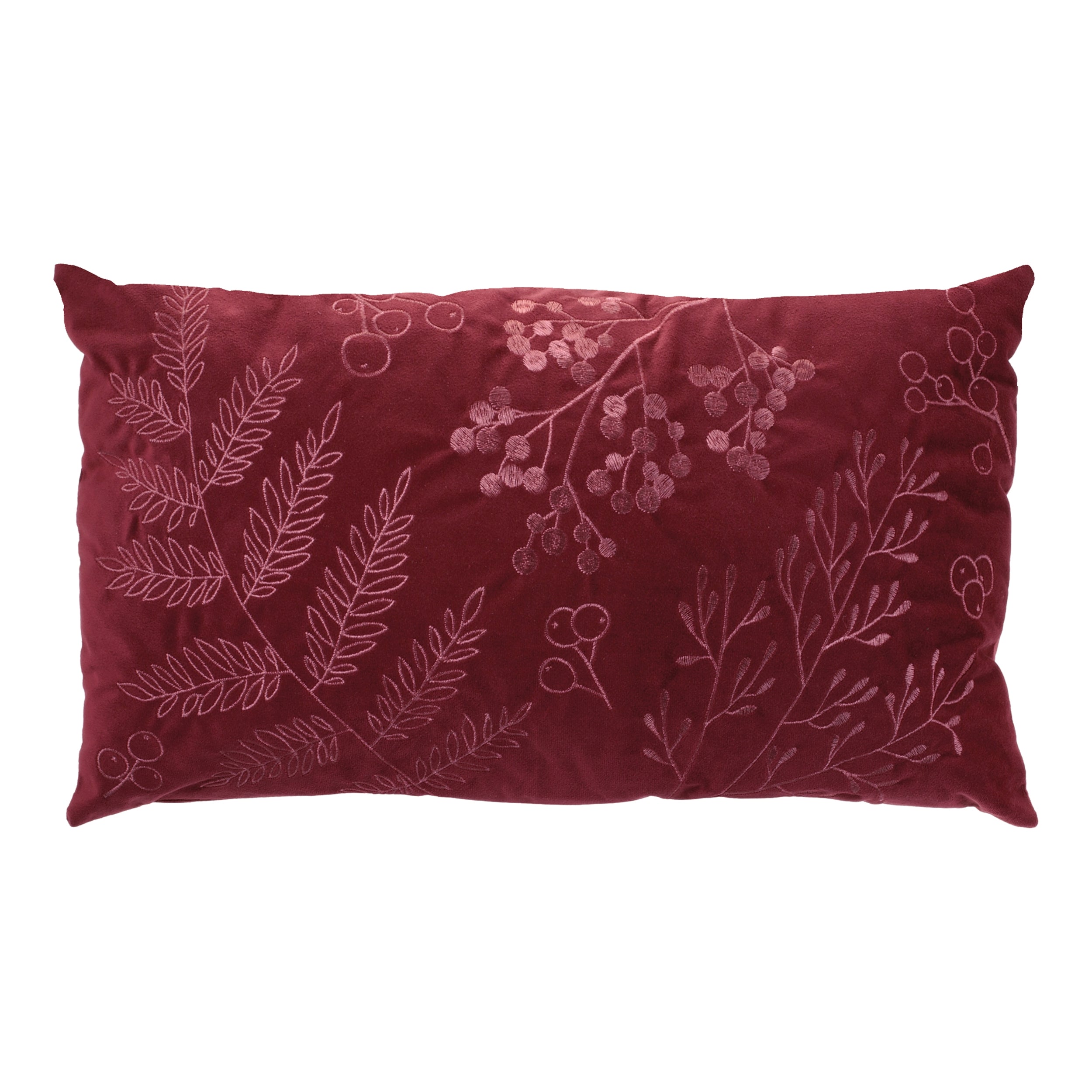 Berry Pattern Pillow 20"L x 12"H Polyester