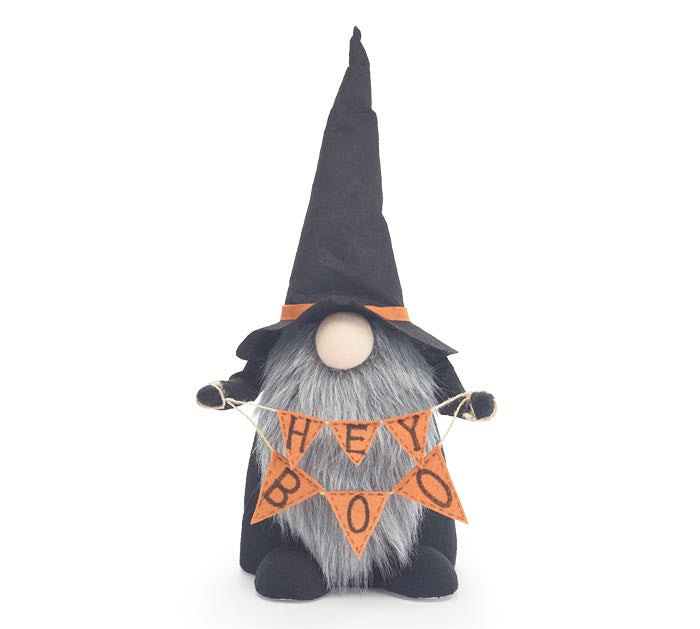 Halloween Gnome w/ Banner