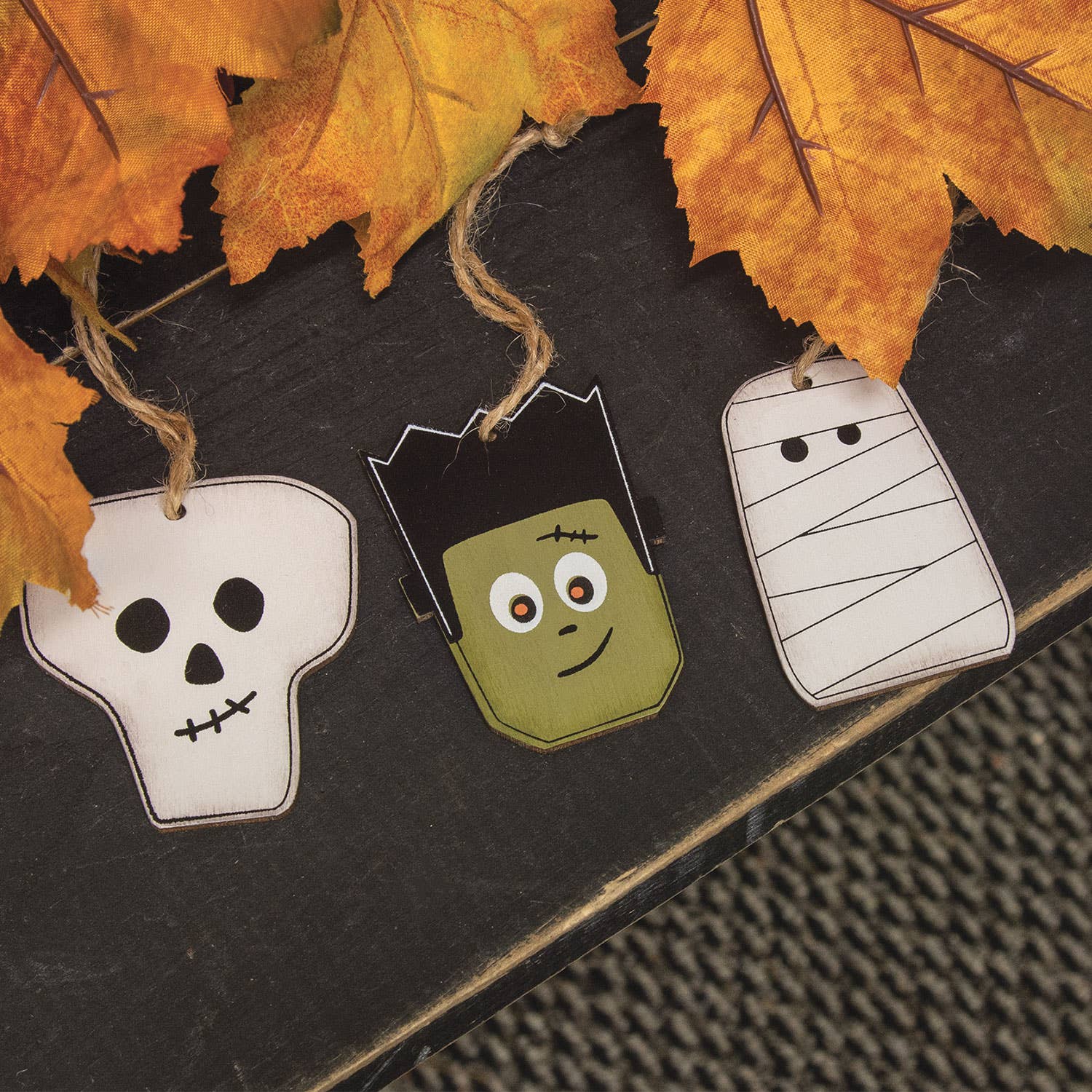 Halloween Monster Friends Ornaments (S/3)