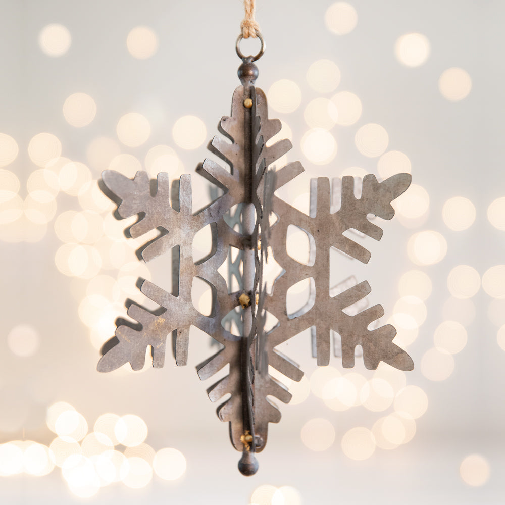 Metal Blizzard Snowflakes (S/2)
